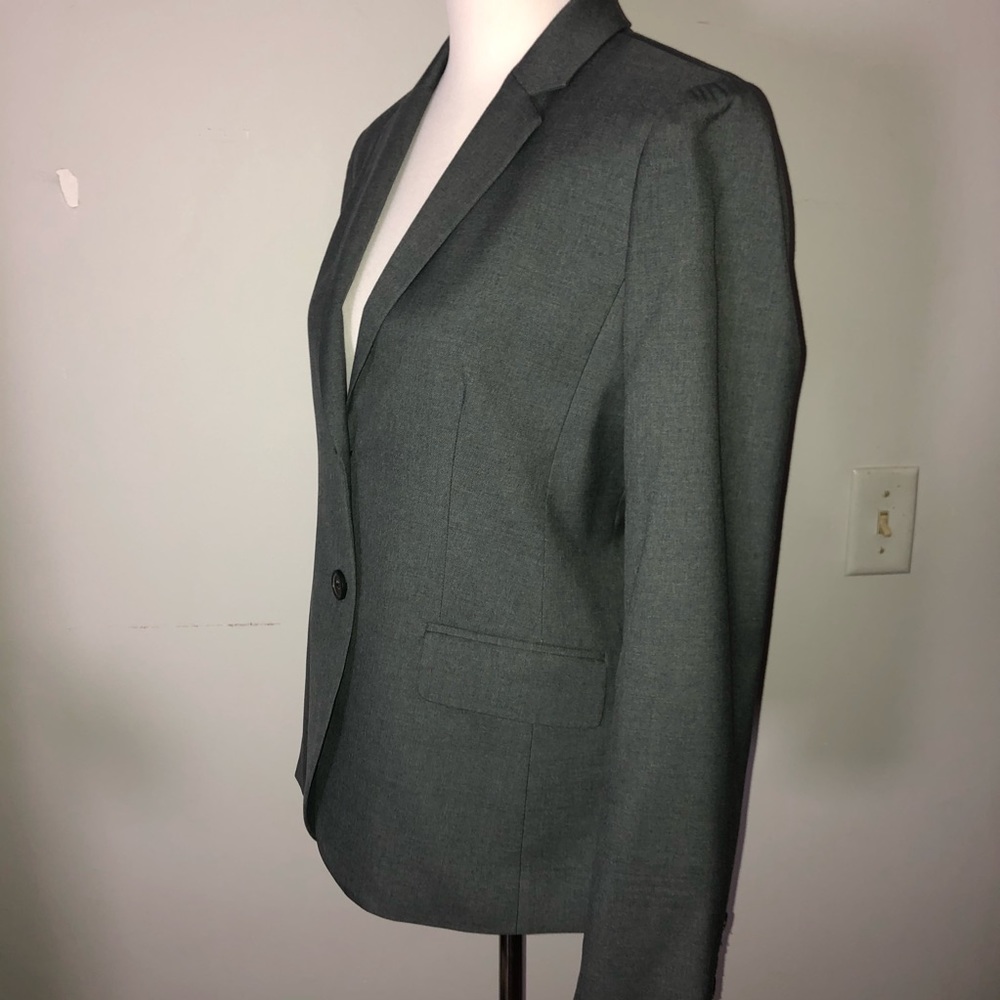 J.Crew Women Size 8 Jacket Blazer 1035 Super 120's - Picture 3 of 6